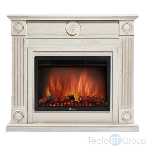 Портал Firelight Frame 25 шпон белёный дуб - купить оптом с доставкой по России