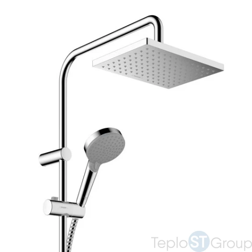 Душевая стойка Hansgrohe Vernis Shape 26286000 хром - купить с доставкой по России фото 2