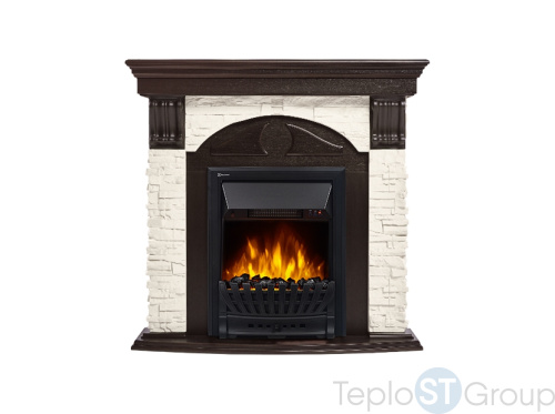 Портал Firelight Torre Classic камень белый, шпон венге - купить оптом с доставкой по России