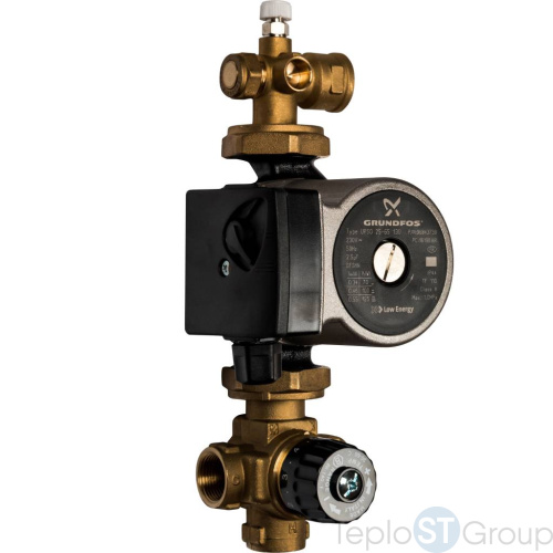 *SDG-0020-001002 Stout Насосно-смесительный узел с термостатическим клапаном; Grundfos UPSO 25-65 130 - купить с доставкой по России фото 3
