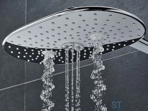 Душевая система с термостатическим смесителем Grohe Rainshower SmartControl 26443000 - купить с доставкой по России фото 6