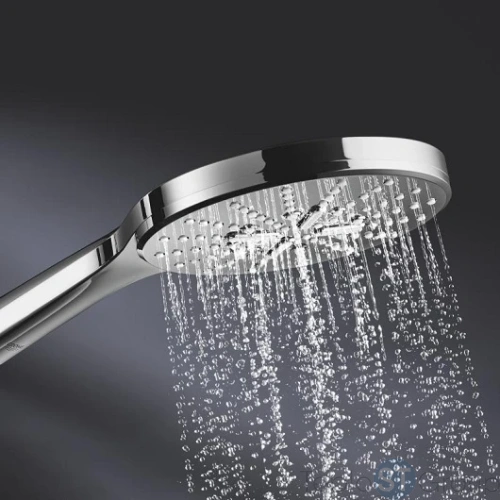 Душевой гарнитур Grohe Rainshower SmartActive 150 26593000 хром - купить оптом у дилера TeploSTGroup по всей России ✅ ☎ 8 (800) 600-96-13 фото 5