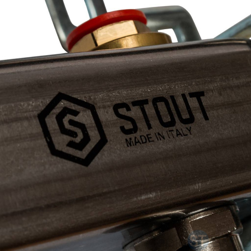 Stout Коллектор из нержавеющей стали в сборе без расходомеров 8 вых. - купить оптом с доставкой по России фото 8