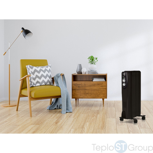 Масляный радиатор Ballu Classic black BOH/CL-09BRN 2000 (9 секций) - купить оптом с доставкой по России фото 2
