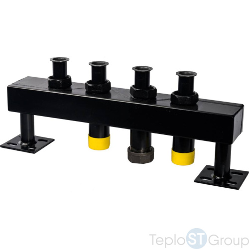 Stout SDG-0016 Стальной распределительный коллектор 2 отопительных контура. В теплоизоляции DN 32 - купить оптом с доставкой по России фото 6