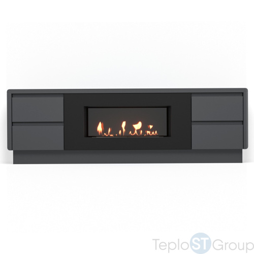 Тумба с биокамином Firelight BFP/P-1700 lux графит - купить оптом с доставкой по России фото 7