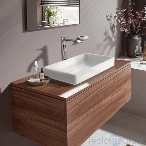 Смеситель для раковины Hansgrohe Vivenis с донным клапаном 75040000 хром - купить оптом у дилера TeploSTGroup по всей России ✅ ☎ 8 (800) 600-96-13 фото 4