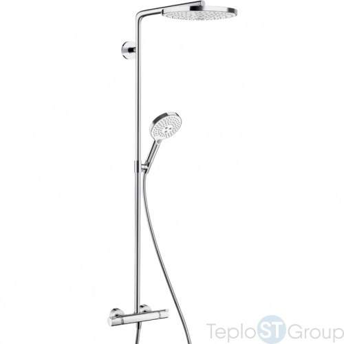 Душевая стойка Hansgrohe Raindance Select 27129400 хром - купить оптом у дилера TeploSTGroup по всей России ✅ ☎ 8 (800) 600-96-13