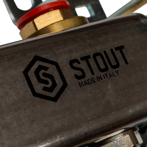 Stout Коллектор из нержавеющей стали без расходомеров 12 вых. - купить оптом с доставкой по России фото 2