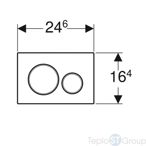 Смывная клавиша GEBERIT Sigma 20 115.882.11.1 белый - купить оптом у дилера TeploSTGroup по всей России ✅ ☎ 8 (800) 600-96-13 фото 4