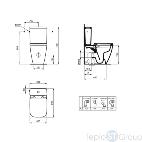 Бачок для унитаза Ideal Standard I.Life S T473501 - купить с доставкой по России фото 3