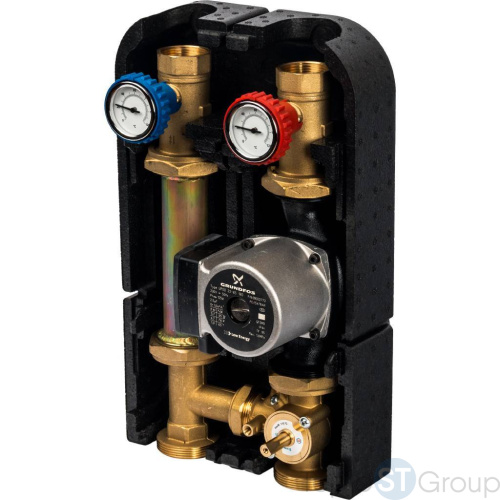 Stout SDG-0007 Насосная группа со смесителем 1" с насосом Grundfos UPSO 25-65 DN 32 - купить оптом с доставкой по России фото 2
