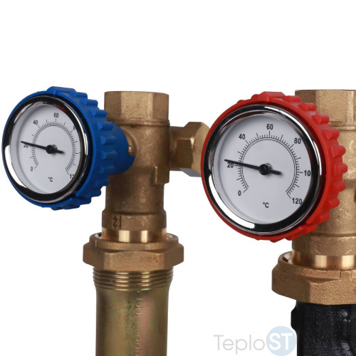 Stout SDG-0014 Насосная группа для твердотопливных котлов 1" с насосом Grundfos UPSO 25-65 в теплоизоляции - купить с доставкой по России фото 9