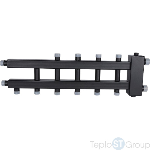 Rommer RDG-0060-024036 Rommer Коллектор (дублер компакт) с гидроразделителем на 3+2+1 контура до 60 кВт - купить оптом с доставкой по России фото 2