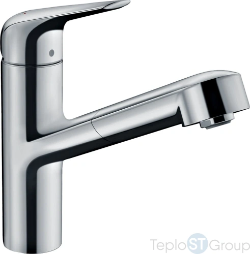 Смеситель для кухни Hansgrohe Focus M427-H150 71814000 с вытяжным изливом - купить с доставкой по России