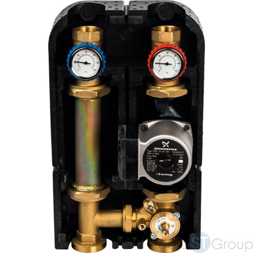 Stout SDG-0007 Насосная группа со смесителем 1" с насосом Grundfos UPSO 25-65 DN 32 - купить оптом с доставкой по России