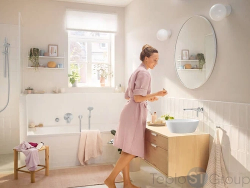 Смеситель для раковины Hansgrohe Rebris 72528000 - купить оптом у дилера TeploSTGroup по всей России ✅ ☎ 8 (800) 600-96-13 фото 4