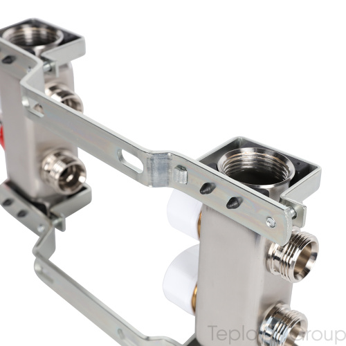 Rommer RMS-1200-000002 Rommer Коллектор из нержавеющей стали с расходомерами 2 вых. - купить оптом с доставкой по России фото 6
