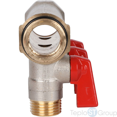 Stout SMB 6210 341203 Stout Коллектор с шаровыми кранами 3/4 , 3 отвода 1/2 (красные ручки) - купить с доставкой по России фото 3