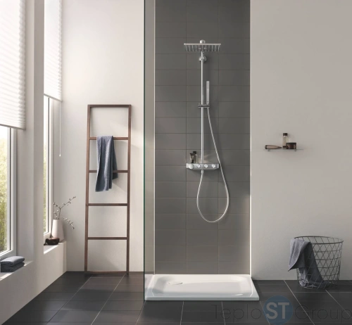 Душевая система с термостатом Grohe Euphoria SmartControl 310 Duo Cube 26508000 хром - купить с доставкой по России фото 6