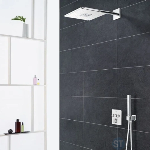 Верхний душ Grohe Rainshower SmartActive Cube 26479000 - купить с доставкой по России фото 5