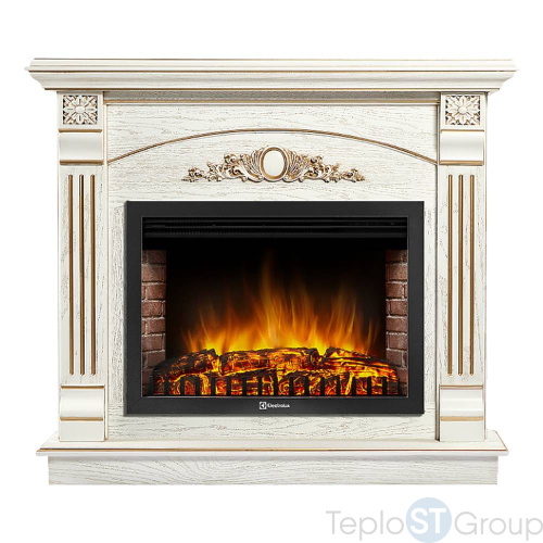 Портал Firelight Barocco 30 шпон белый дуб с золотой патиной - купить оптом с доставкой по России