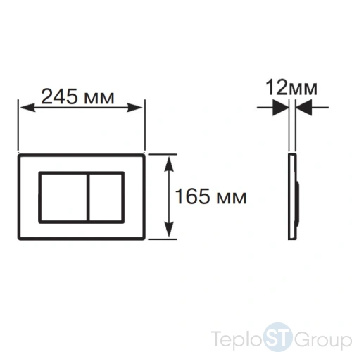 Панель смыва Aquatek Easy Fix 51 KDI-0000009 белая - купить оптом у дилера TeploSTGroup по всей России ✅ ☎ 8 (800) 600-96-13 фото 3