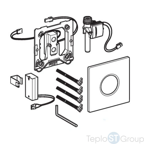 Привод бесконтактного смыва Geberit HyTronic Sigma 10 116.035.SN.1 - купить оптом у дилера TeploSTGroup по всей России ✅ ☎ 8 (800) 600-96-13 фото 4