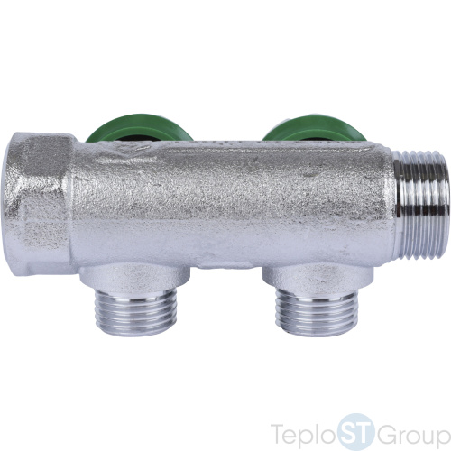 Stout SMB-6850-341202 коллектор регулирующий 3/4 , 2 отвода 1/2 - купить оптом с доставкой по России фото 6