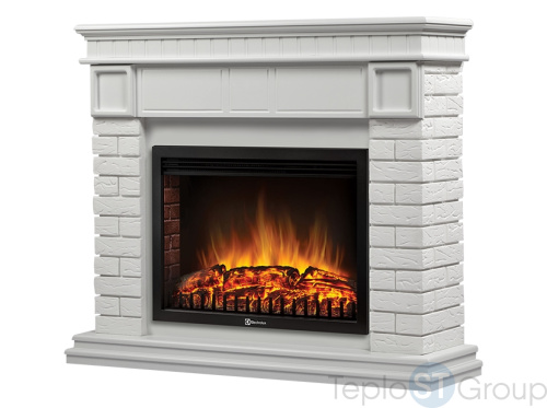 Портал Firelight Bricks 25 камень белый, белая эмаль - купить оптом с доставкой по России фото 4
