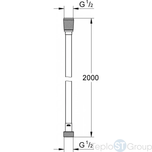 Шланг для душа Grohe Silverflex 2,0м 27137000 - купить с доставкой по России фото 3