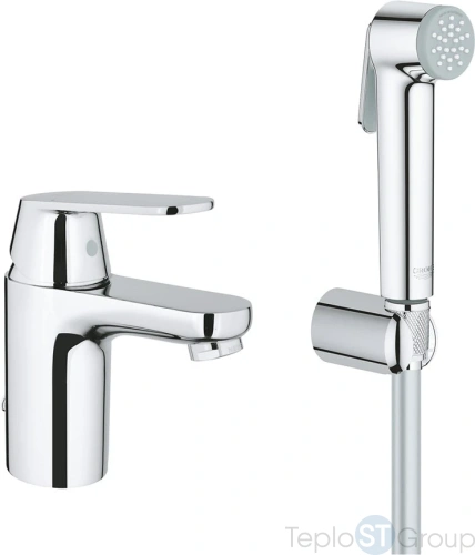 Смеситель для раковины Grohe Eurosmart Cosmopolitan с гигиеническим душем 23125000 - купить с доставкой по России