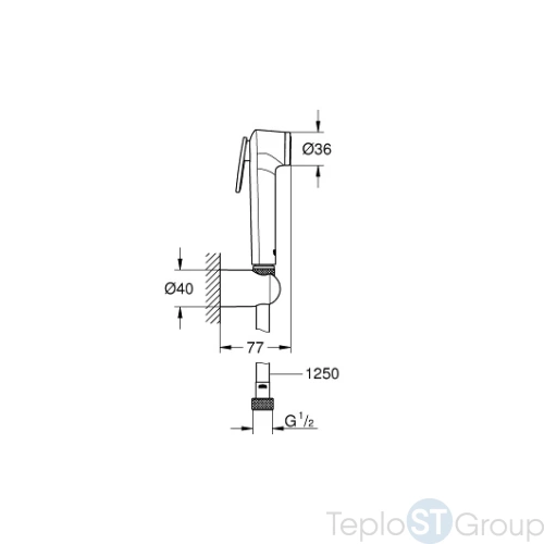 Гигиенический душ Grohe Tempesta-F 26354000 - купить с доставкой по России фото 3