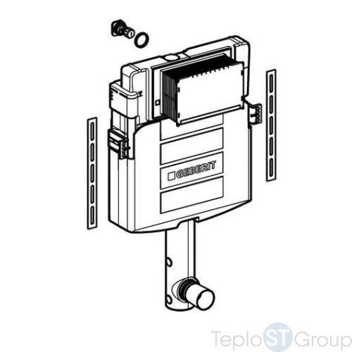 Скрытый бачок GEBERIT UP320 109.300.00.5 - купить оптом у дилера TeploSTGroup по всей России ✅ ☎ 8 (800) 600-96-13 фото 2