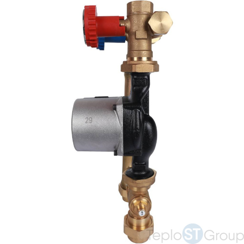 Stout SDG-0014 Насосная группа для твердотопливных котлов 1" с насосом Grundfos UPSO 25-65 в теплоизоляции - купить с доставкой по России фото 12