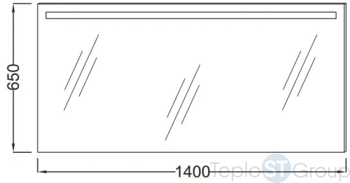 Зеркало с подсветкой Jacob Delafon PARALLEL EB1420-NF - купить с доставкой по России фото 3