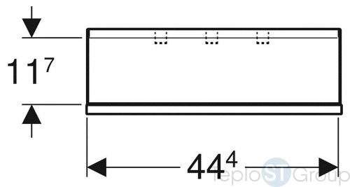 Полка для мебели Geberit Smyle Square 500.362.00.1 - купить оптом у дилера TeploSTGroup по всей России ✅ ☎ 8 (800) 600-96-13 фото 4