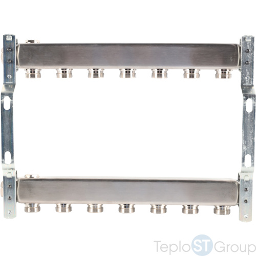 Rommer RMS-4401-000007 Rommer Коллектор из нержавеющей стали для радиаторной разводки 7 вых. - купить оптом с доставкой по России фото 4