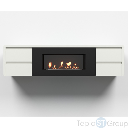 Тумба с биокамином Firelight BFP/P-1700 lux белая - купить оптом с доставкой по России фото 7