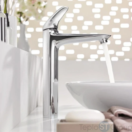 Смеситель для раковины Grohe Eurostyle 2015 Solid 23719003 - купить оптом у дилера TeploSTGroup по всей России ✅ ☎ 8 (800) 600-96-13 фото 4