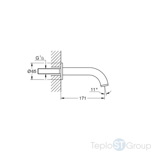 Излив для ванны Grohe Atrio 13139003 Хром - купить с доставкой по России фото 3