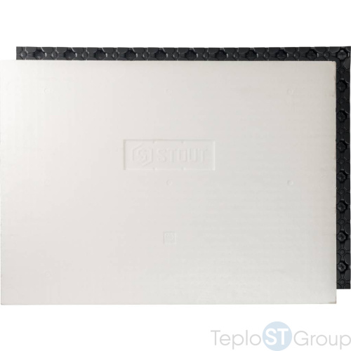 Stout SMF мат для теплого пола с бобышками черный 1100х800х20 - купить оптом с доставкой по России фото 5