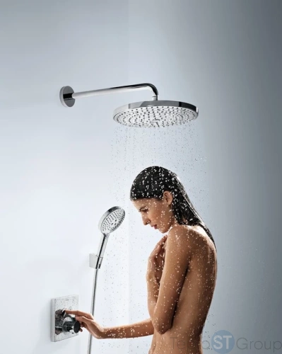 Верхний душ Hansgrohe Raindance Select 27378000 хром - купить с доставкой по России фото 6