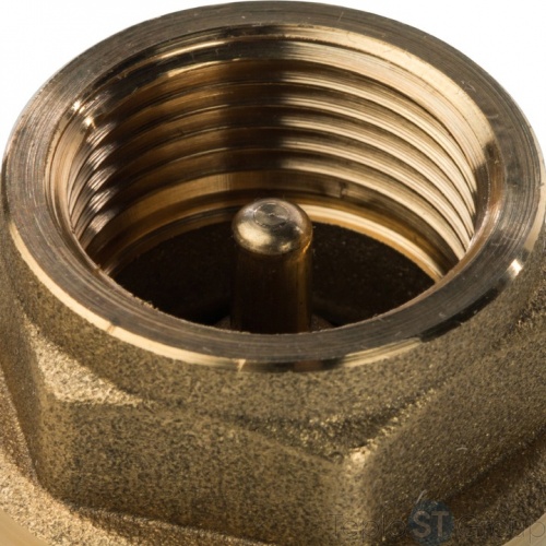 Клапан обратный пружинный муфтовый с металлическим седлом 3/4 - STOUT фото 3
