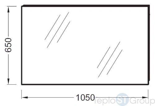 Зеркало Jacob Delafon Odeon Up 105х65 EB1084-NF - купить с доставкой по России фото 3