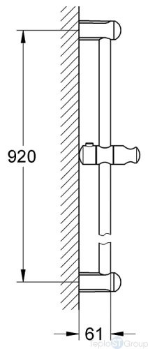 Душевая штанга Grohe New Tempesta Classic 27524000 - купить с доставкой по России фото 2