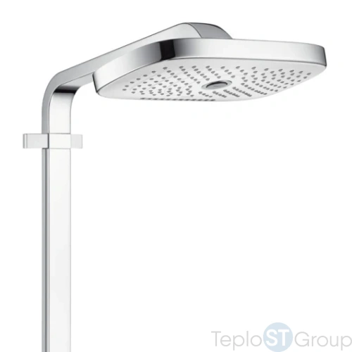 Душевая стойка Hansgrohe Raindance Select E 300 3jet 27127400 Showerpipe белый/хром - купить с доставкой по России фото 9