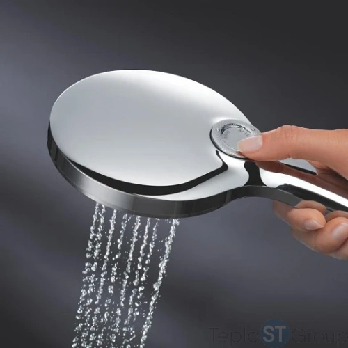 Душевая лейка Grohe Rainshower SmartActive 26544LS0 белая луна - купить оптом у дилера TeploSTGroup по всей России ✅ ☎ 8 (800) 600-96-13 фото 6