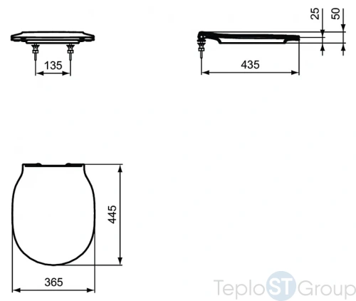 Унитаз подвесной с инсталляцией и кнопкой Ideal Standard ProSys R031001 - купить с доставкой по России фото 4