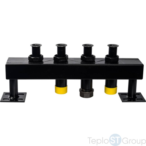 Stout SDG-0016 Стальной распределительный коллектор 2 отопительных контура. В теплоизоляции DN 32 - купить оптом с доставкой по России фото 7